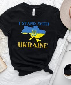 I Stand With Ukraine top War in Ukraine Ukrainian Flag Limited Shirt