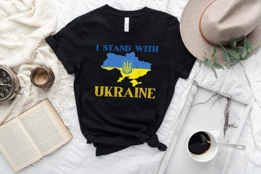 I Stand With Ukraine top War in Ukraine Ukrainian Flag Limited Shirt