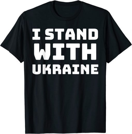 I Stand with Ukraine, Ukraine Lovers Classic Shirt