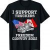 I Support Truckers Freedom Convoy 2022 USA and Canada T-Shirt
