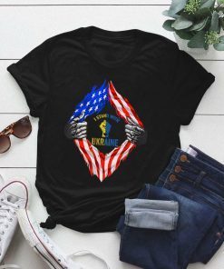 I Support Ukraine I Stand With Ukraine Ukrainian Flag Gift Shirt