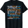 I Will Read Books On A Boat & Everywhere Reading Unisex Shirt