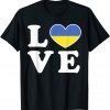 I love Ukraine Flag For Ukrainian Pride Vintage Gift Shirt