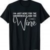 I'm Just Here For The Commercials And Wine Lover Football Classic Shirt
