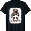 I'm Just Here For The Halftime Show Messy Bun Bleached 2022 Classic Shirt