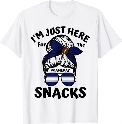 I'm Just Here For The Snacks For Women Football Gameday Fans Classic Shirt