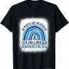 In March We Wear Blue Ribbon Rainbow Colon Cancer Awareness Gift Shirt