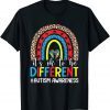 It s Ok To Be Different Rainbow Be kind Autism Awareness Gift Shirt