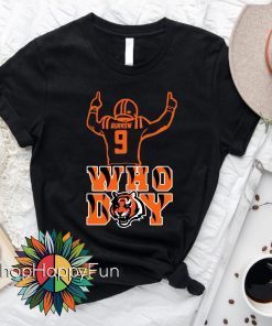 Joe Burrow Who Dey Bengals Super Bowl Football 2022 shirt