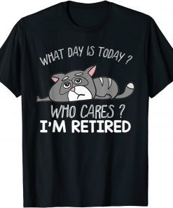 Lazy Cat I'm Retired Men 2022 Retirement 2022 Shirt