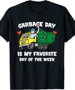 Little Boys' Cute I Love Trash Garbage Classic Shirt
