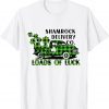 Loads of Luck Buffalo Plaid Truck Shamrock St. Patrick Day Gift Shirt