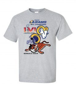 Los Angeles Rams NFC 2022 Champions Super Bowl Bengals Suck Conference Champs Unisex Shirt