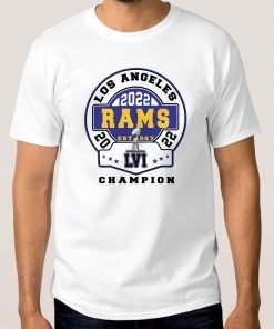 Los Angeles Rams champion Super Bowl LVI ,NFL Los Angeles Rams T-Shirt
