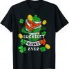 Luckiest Engineer Ever St Patricks Day Leprechaun Irish Flag Classic Shirt