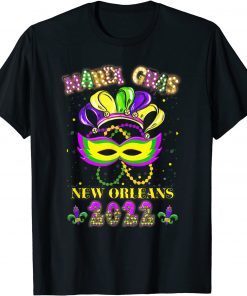 Mardi Gras 2022 New Orleans Costume Mask Design Classic Shirt