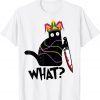 Mardi Gras Festival Party With Hilarious Black Cat Gift Shirt