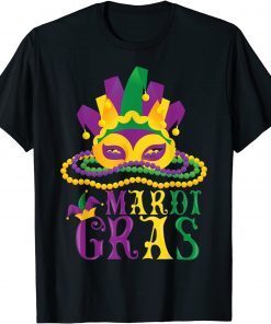 Mardi Gras Mardi Gras 2022 Bead Mask Feather Gift Shirt