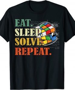 Math Speed Cubing Puzzle lover Cube T-Shirt