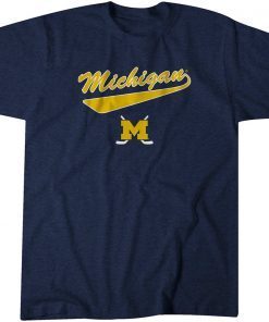 Michigan Hockey Script Unisex Shirt