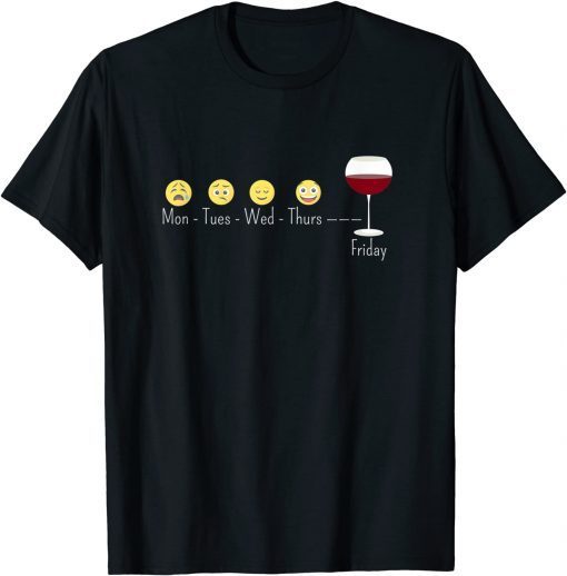 Monday - Thursday Wine Unisex Shirt