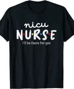 NICU Nurse Plaid Red Love Heart Stethoscope RN Nursing Mom Unisex T-Shirt