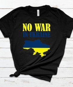 No War In Ukraine Support Ukraine Stand with Ukraine Official Shirt