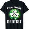 One Lucky Dentist St. Patrick's Day Dental Gift Shirt