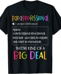 Para Professional Elementary School Lesson Teachers Unisex Shirt