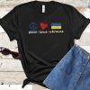 Peace Love Stand With Ukraine Classic Shirt
