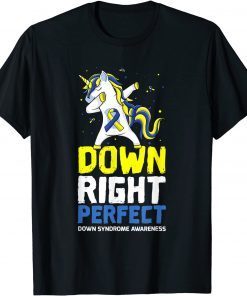 Perfect Dab Unicorn Dab 21 World Down Syndrome Awareness Day Unisex Shirt
