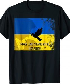 Pray For Ukraine Flag Free Ukraine - I Support Ukrainian Classic Shirt