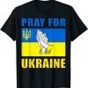 Pray For Ukraine Flag Free Ukraine T-Shirt