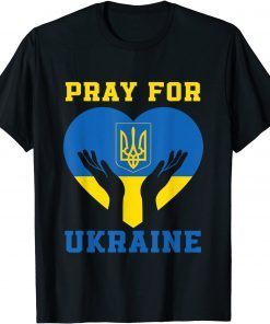 Pray For Ukraine Support Ukrainian I Stand With Ukraine Classic Shirt