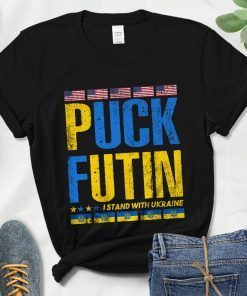 Puck Futin I Stand With Ukraine Stop the War T-Shirt
