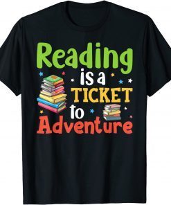 Reading Adventure Library Student Teacher Book School Classic Shirt