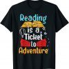 Reading Adventure Library Student Teacher Book Gift Shirt