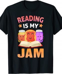 Reading Is My Jam I Love to Read Books Unisex Shirt