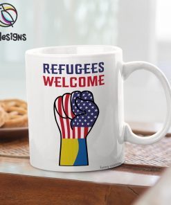 Puck Futin Refugees Welcome Ukraine Mug