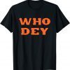 Retro Who Cincinnati Ohio Dey Vintage Football Gift Shirt