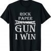 Rock Paper Gun I Win T-Shirt