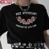 Rose Apothecary Handcrafted With Care Schitts Creek Fan Gift Shirt