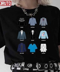 RoseSchitt’s Creek Iconic Costumes David Rose Patrick Brewer Stevie Budd Johnny Rose Moira Gift Shirt