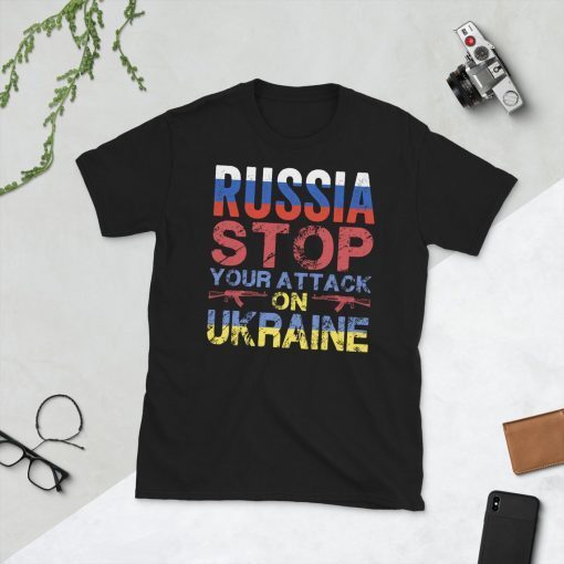 Puck Futin Russia Stop Your Attack On Ukraine Shirt