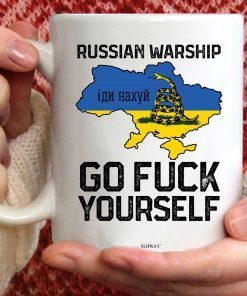 Stop War Russian Warship Go Fuck Yourself, Stand With Ukraine Mug