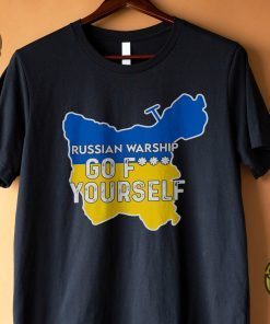 Russian Warship Go Fuck Yourself Ukraine Flag Stop War T-shirt