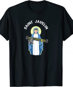 Saint Javelin I Stand With Ukraine Ukrainian Country Support Peace Ukraine T-Shirt