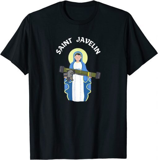 Saint Javelin I Stand With Ukraine Ukrainian Country Support Peace Ukraine T-Shirt