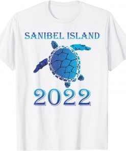 Sanibel Island Florida Spring Break 2022 Sea Turtle T-Shirt