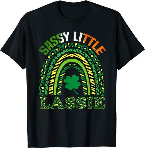 Sassy St Patricks Day Rainbow Shamrock Limited Shirt